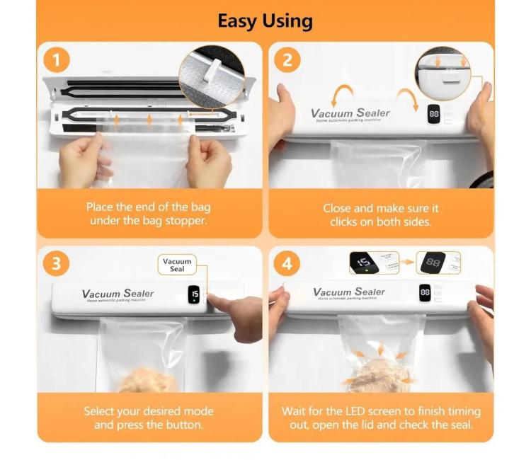 Aparat de vidat și sigilat alimente Vacuum Sealer automatic