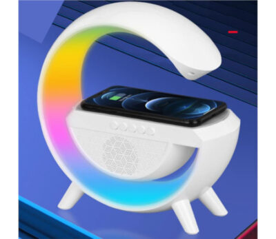 Lampă cu boxă Bluetooth și încărcător pentru telefon (S182--1)