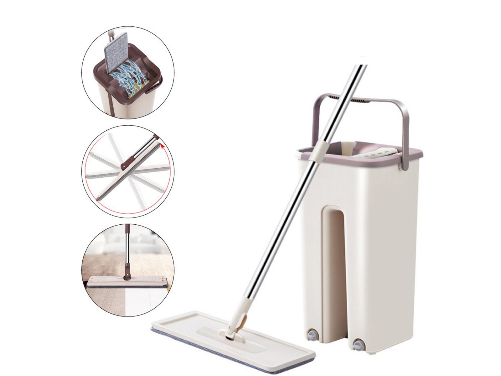 Set căldare + mop Magus Cleaning Mop