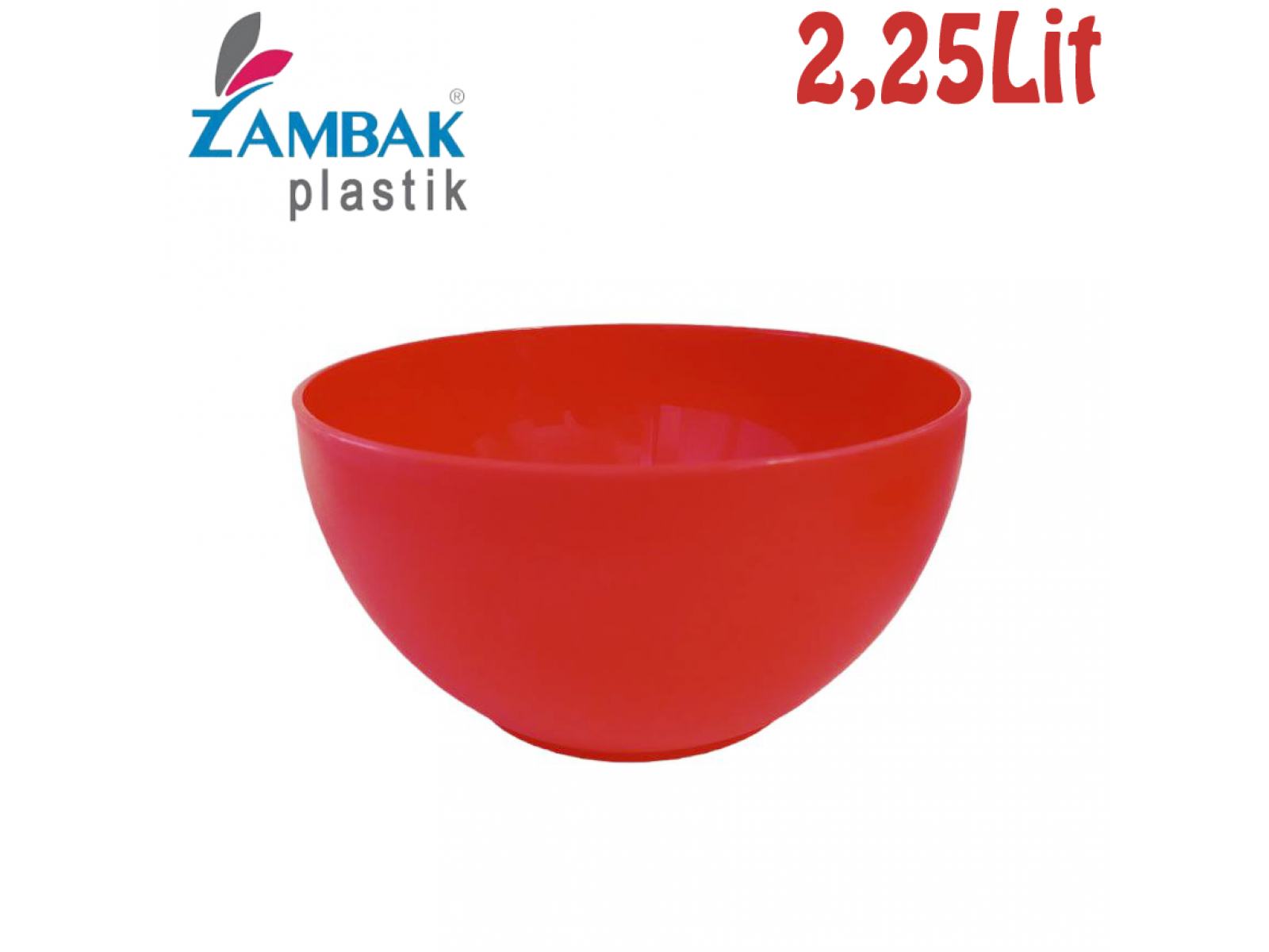 Bol plastic 2,25L Zambak