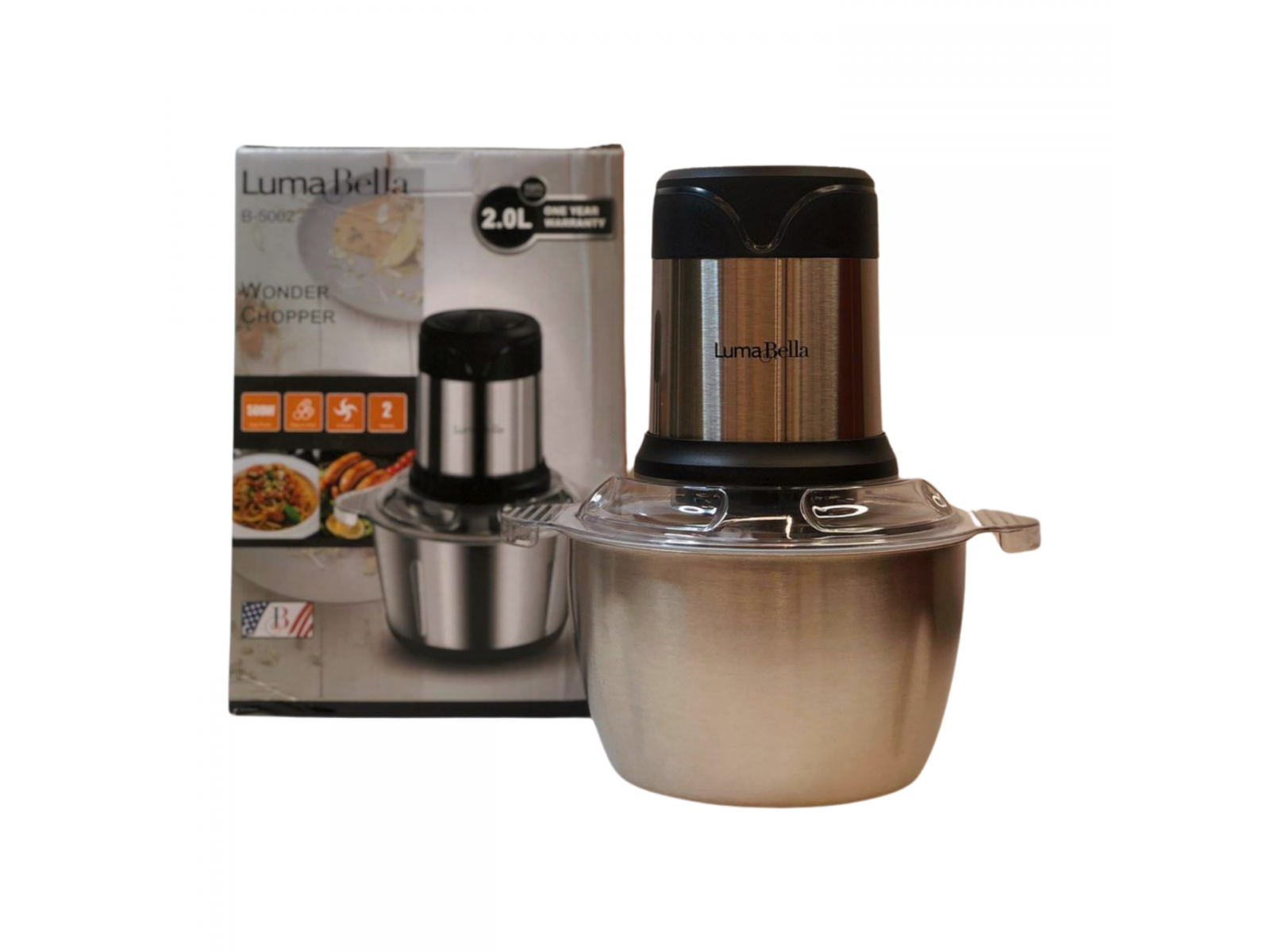 Blender-chopper 500W 2L LumaBella B-5002