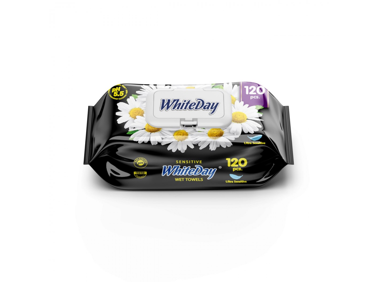 Șervețele umede White Day Camomile 120 buc
