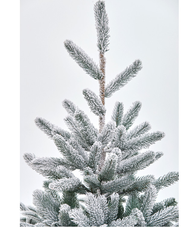 Brad artificial verde Nordman Snow 180 cm PE