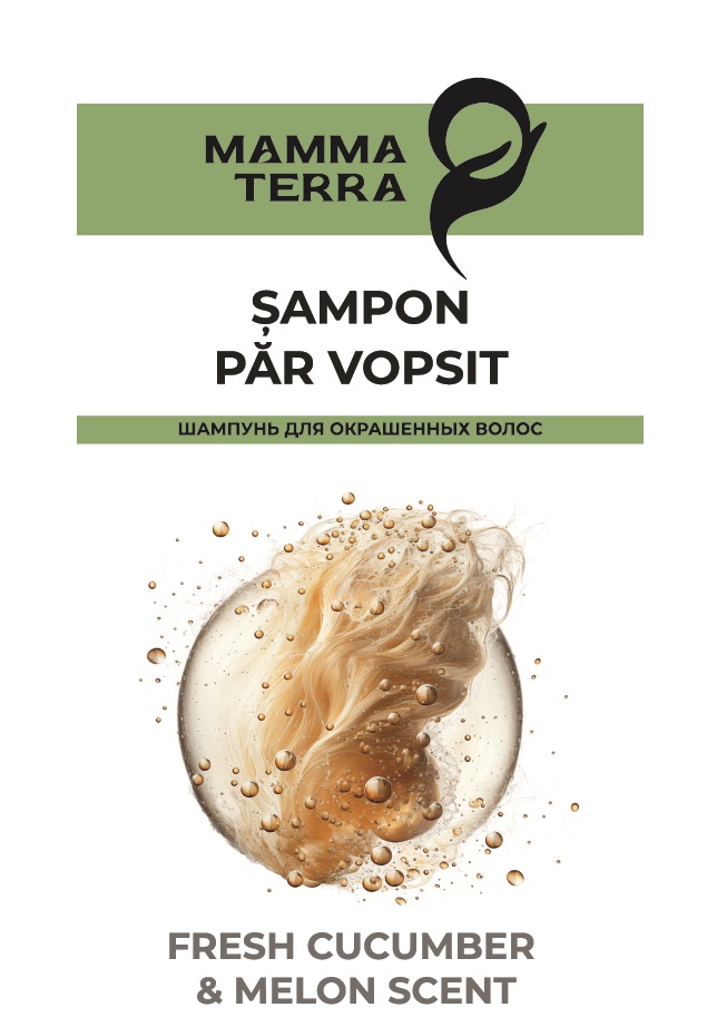 Șampon păr vopsit fresh cucumber melon scent MammaTerra
