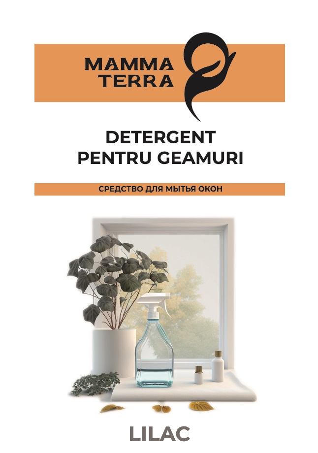 Detergent pentru geamuri liliac MammaTerra