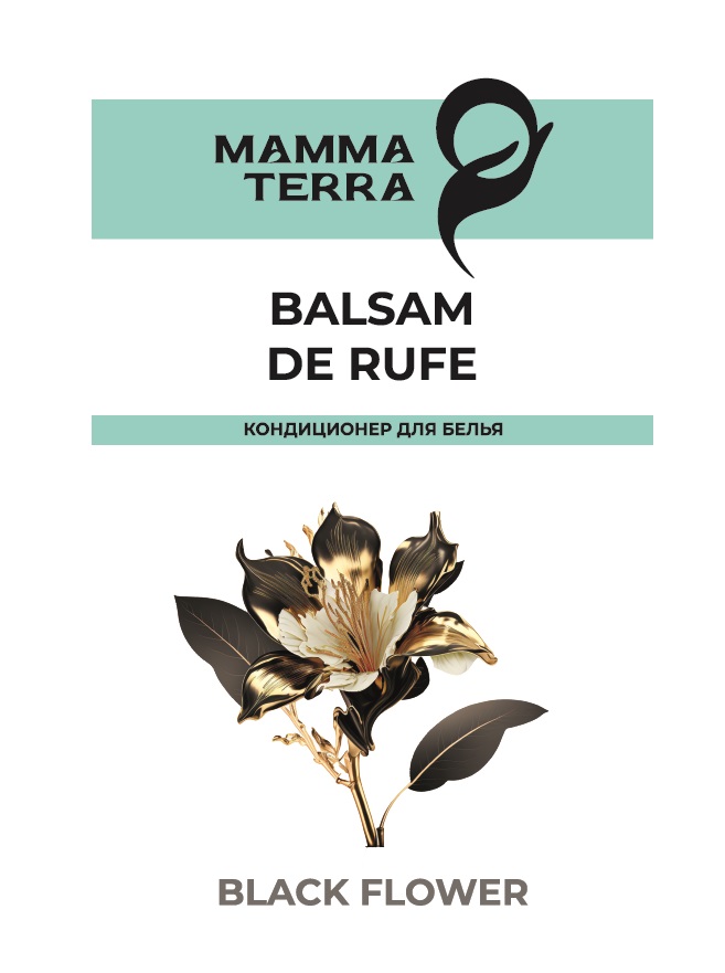 Balsam de rufe black flower MammaTerra