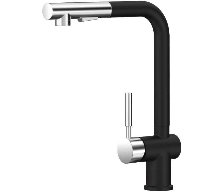 Baterie de bucătărie Inox K-G1 (negru)
