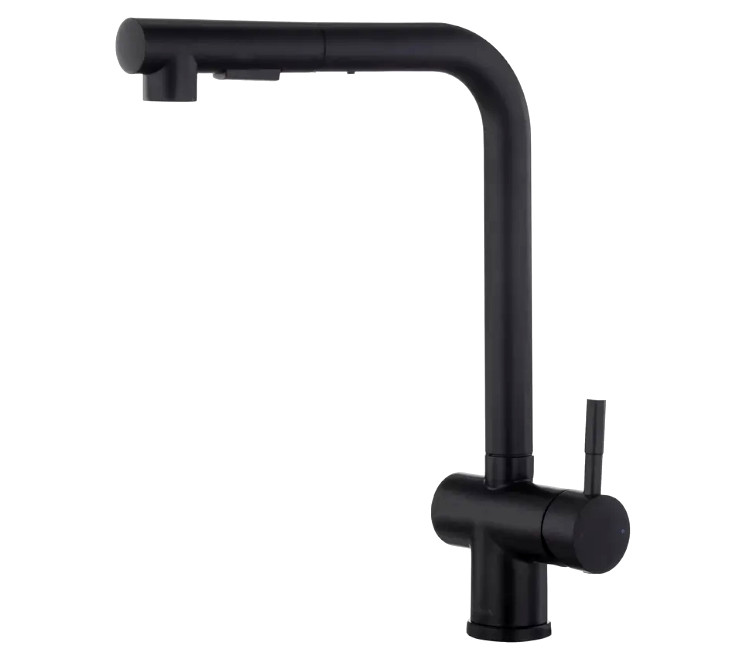 Baterie de bucătărie Inox K-L1 (negru)