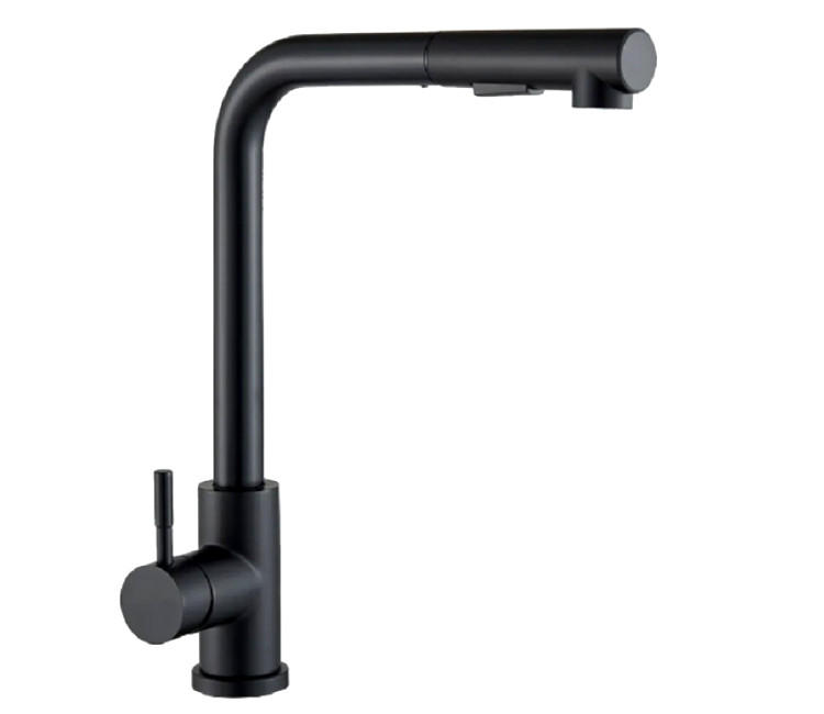 Baterie de bucătărie Inox K-L1 (negru)