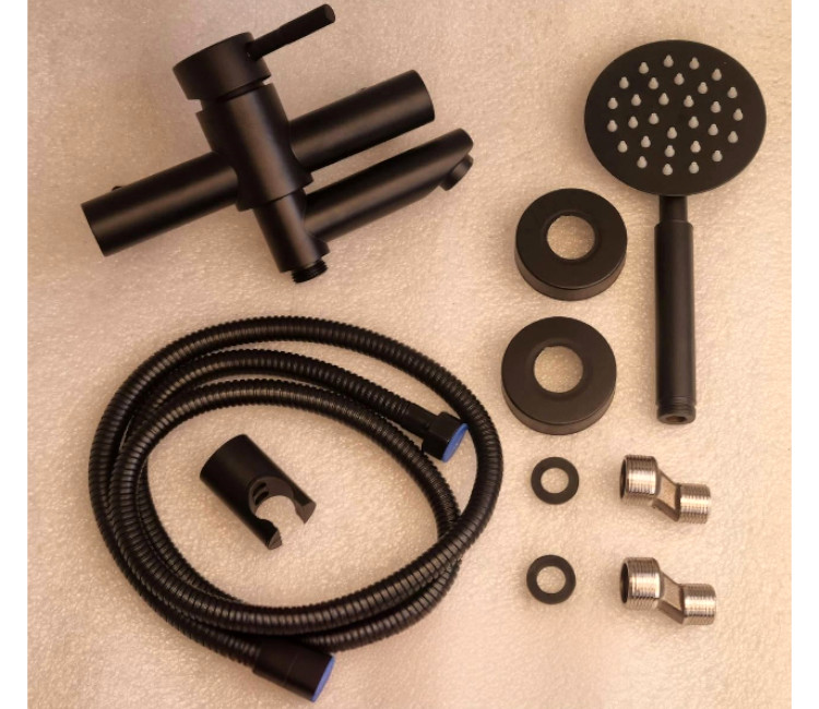 Baterie pentru cadă Inox 17803 (negru)