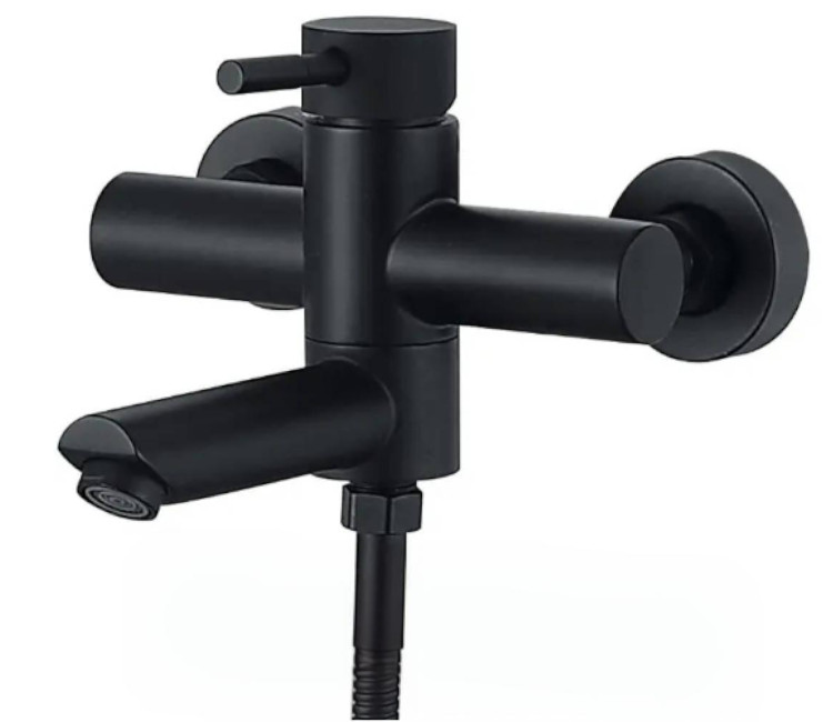Baterie pentru cadă Inox 17803 (negru)