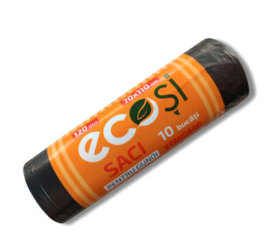 Pungi de gunoi 120L, 10 buc Ecosi