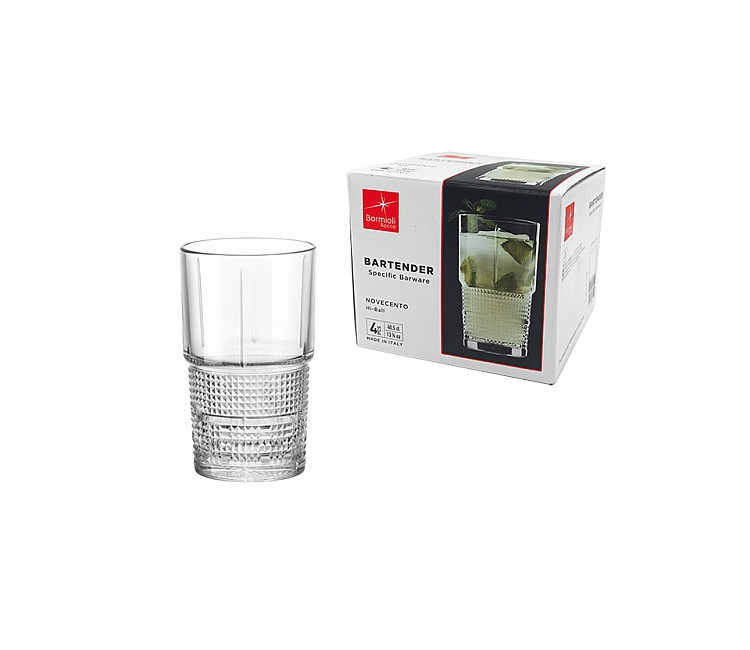 Set de păhare "HB Bartender" 4buc - 405ml (25045)