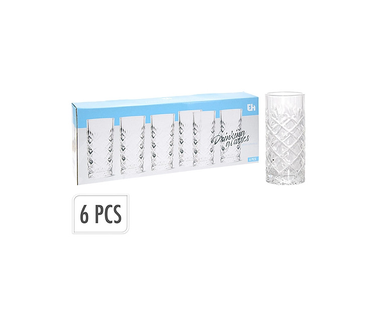 Set de păhare 6buc. EH - 250ml (11977)