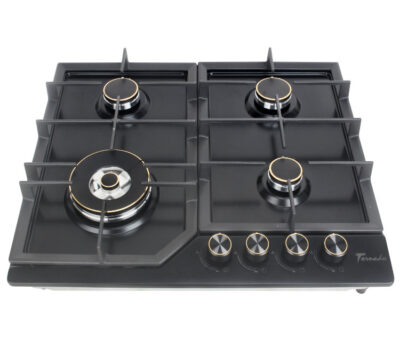Plită incorporabilă pe gaz 12108 H79-6004GD MATT EN BL (negru)