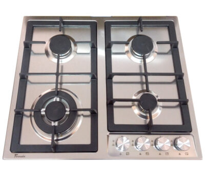 Plită incorporabilă pe gaz 2118 TEXTURE 6041 Iron (inox)