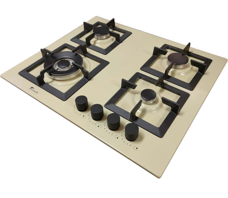 Plită incorporabilă pe gaz 2280 SL-4G221 IVORY (bej)