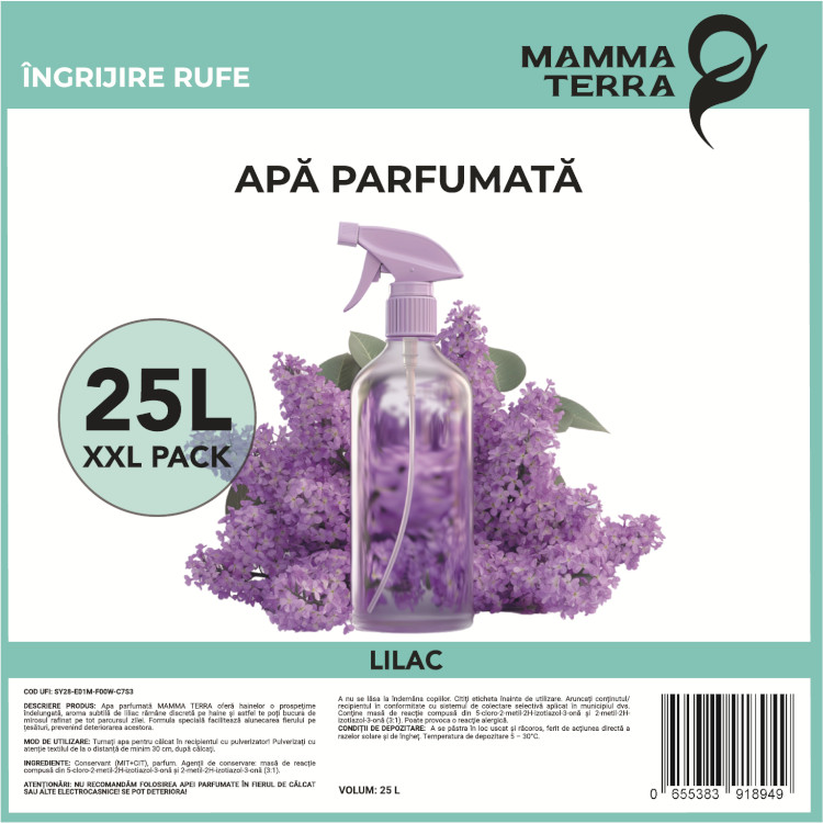 Apă parfumată liliac MammaTerra (25L)