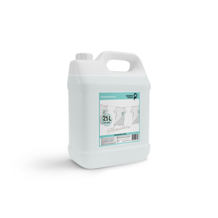 Detergent rufe sensitive fragrance free MammaTerra (25L)