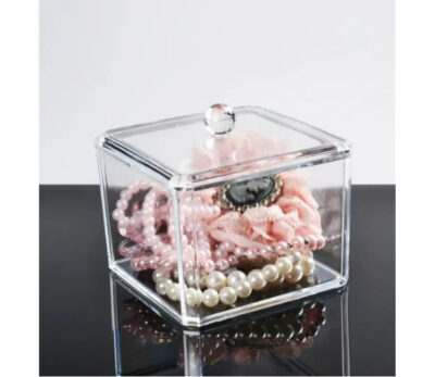 Organizator acrilic pentru accesorii cosmetice