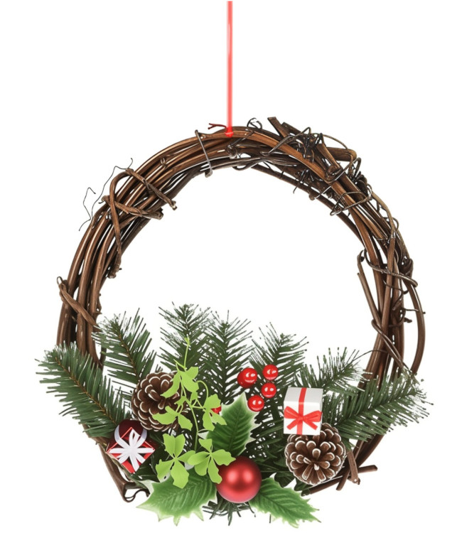 Cerc decorativ cu cadouri 30 cm PVC
