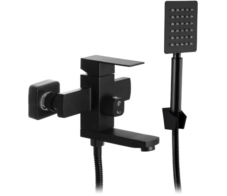 Baterie pentru cadă Wezer PRO3-02-Black Ø35 (negru)