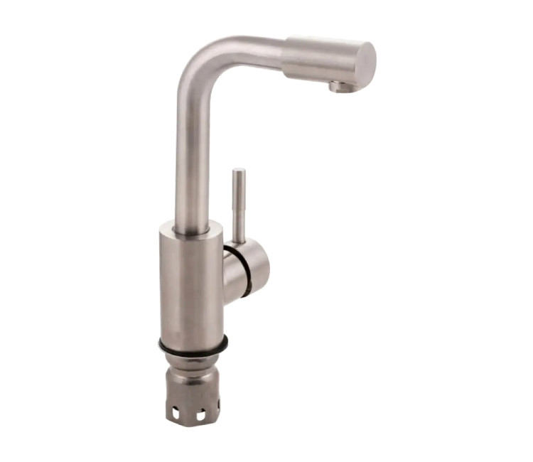 Baterie pentru lavoar Wezer EKO1B-01 Ø35 (inox satinat)