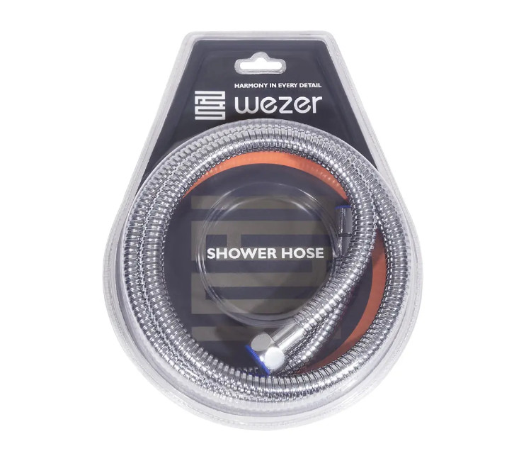 Furtun de duș Inox WEZER WKR-008-150 - 1500mm (crom)