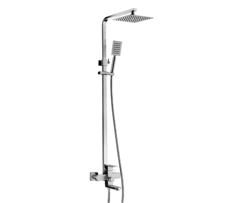 Coloană de duș WEZER PRO16-02 Ø35 (inox satinat)