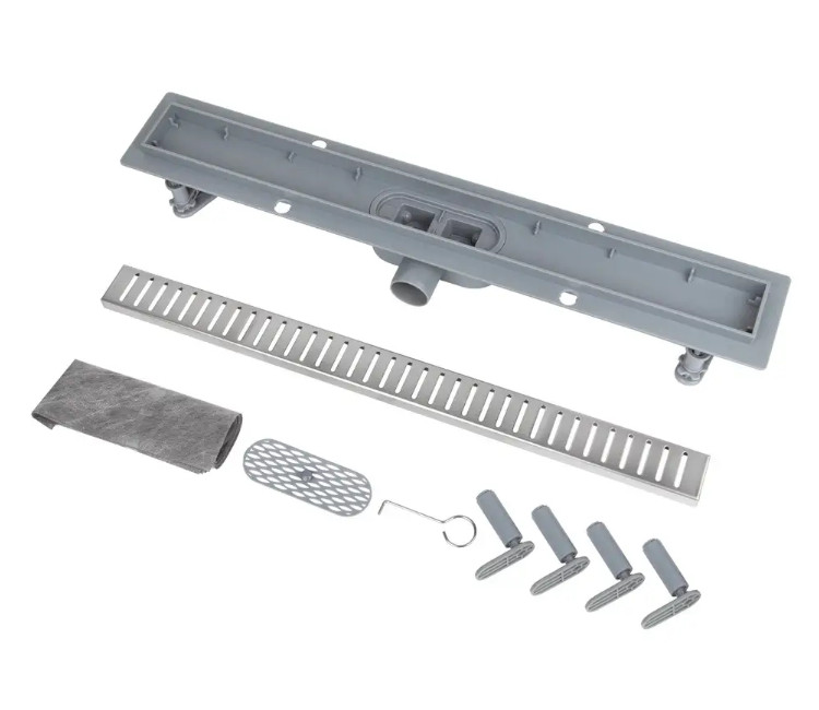 Rigolă de duș ITAL IT13-FT01/600 (ABS plastic + inox)