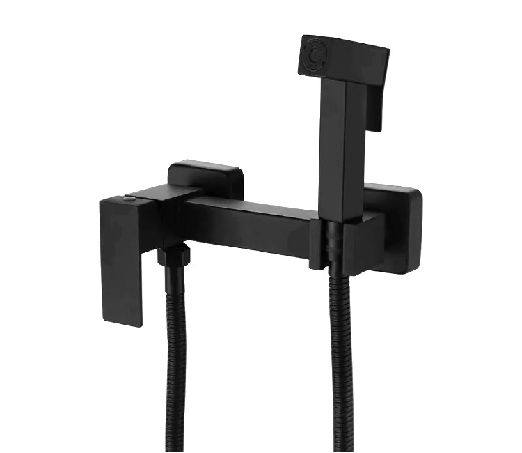Duș igienic pentru bideu Wezer PRO9A-02-BLACK (negru)