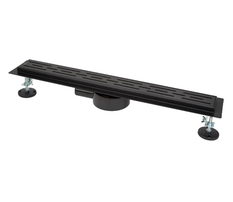 Rigolă de duș ITAL IT03-FT01/500B rotativ 360° (negru)