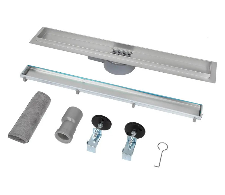 Rigolă de duș ITAL IT03-FT29/1000 sub gresie rotativ 360° (inox)