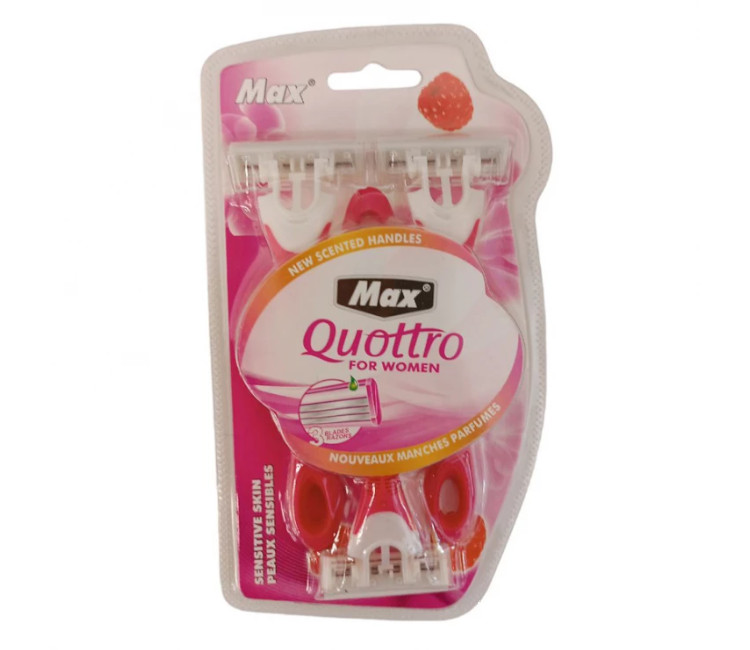 Aparat de ras pentru femei Max Quattro (3 buc.)