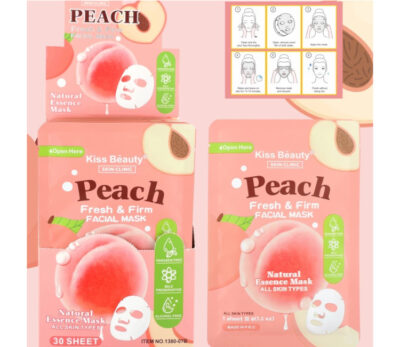 Mască de față Kiss Beauty Peach