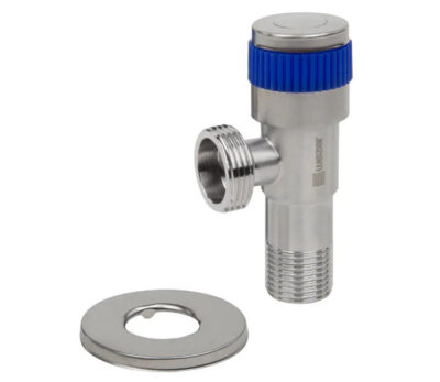 Robinet de conexiune WEZER SOL22B-20 BLUE ½"×¾" (mâner albastru)