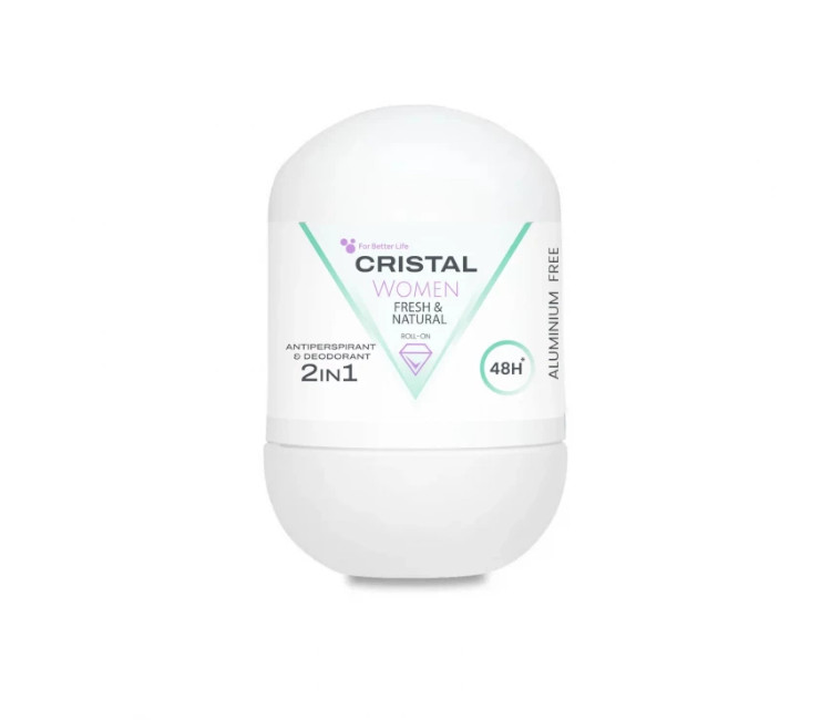 Antiperspirant CRISTAL women - Fresh & Natural (50 ml)