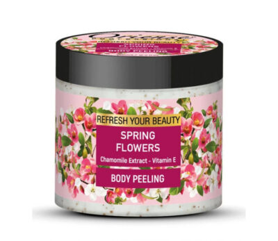 Scrub pentru corp Oriense - Spring Flowers (500 ml)