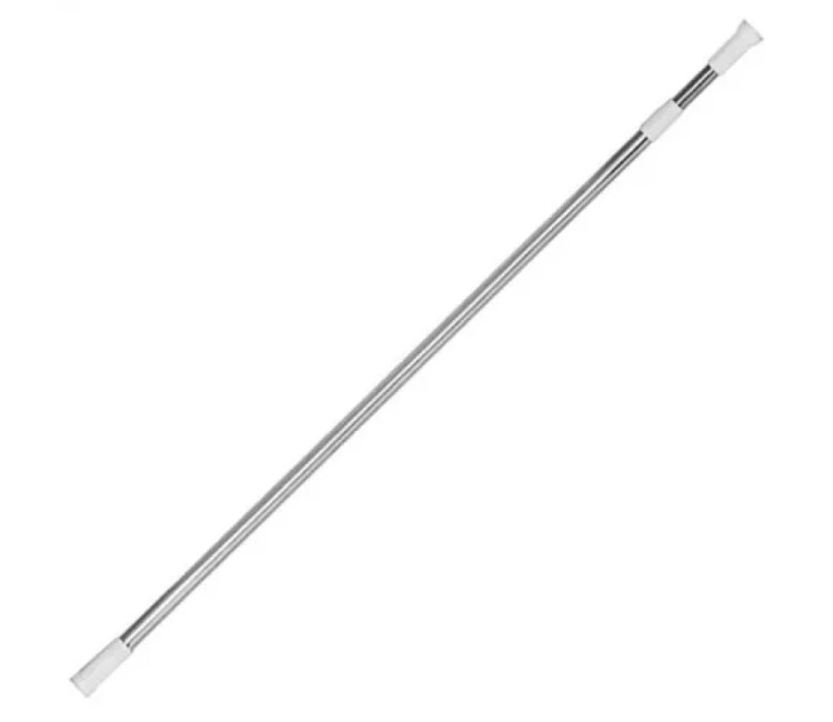 Bară metalică pentru perdea de baie (110-200 cm)