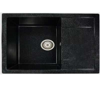 Chiuveta Granit Elefant Standart E-735-4 - 73×47 (negru)