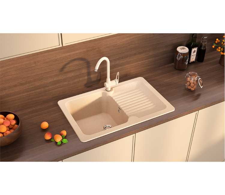 Chiuveta Granit U-506-328 - 77×49 (bej)