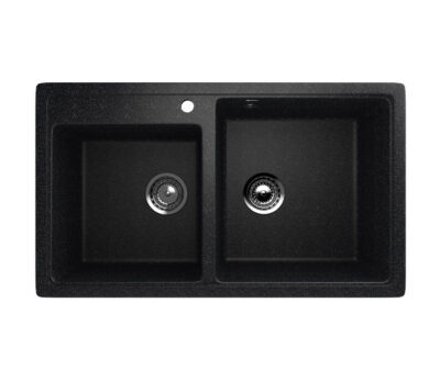 Chiuveta Granit U-200-308 - 84×48 (negru)