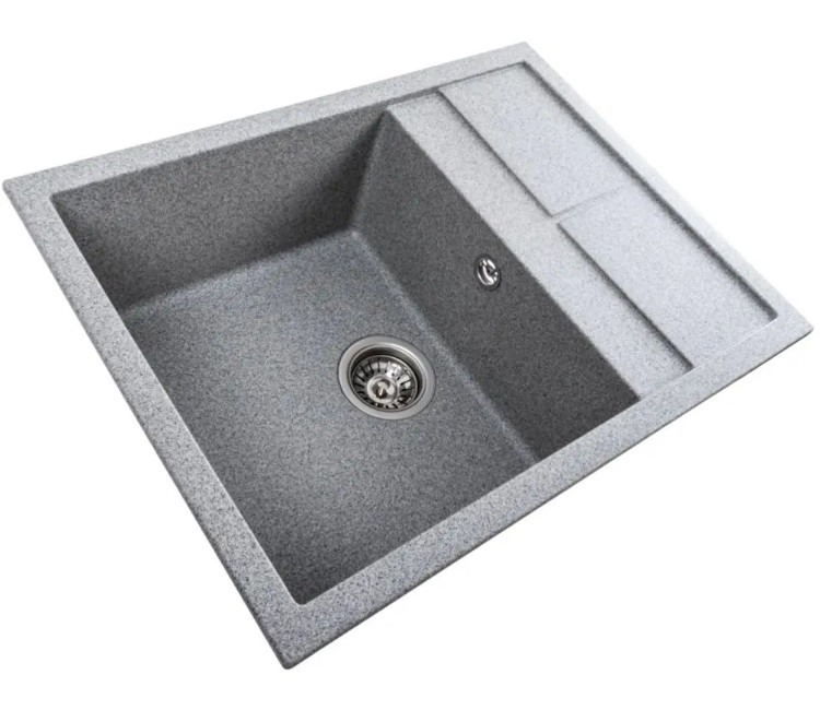 Chiuveta Granit Elefant Premium Lotus 65×50 (gri)