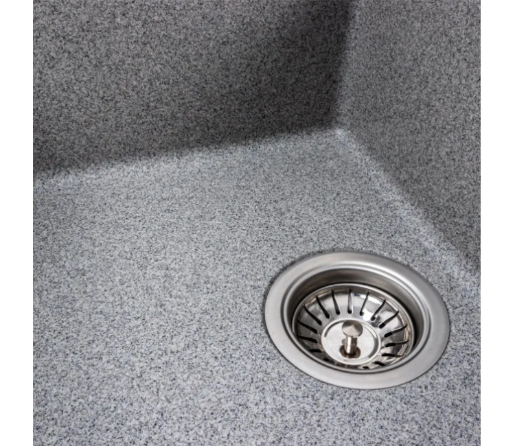 Chiuveta Granit Elefant Premium Lotus 65×50 (gri)