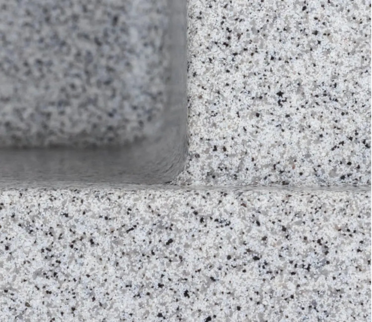 Chiuveta Granit Elefant Premium Lotus 65×50 (gri)
