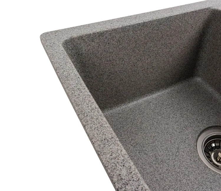 Chiuveta Granit Elefant Premium Zirkone 62×50 (gri)