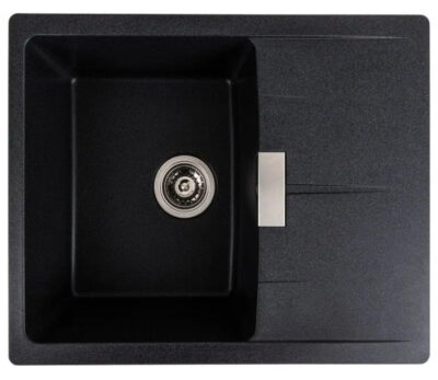 Chiuveta Granit Elefant Premium Zirkone 62×50 (Carbon)