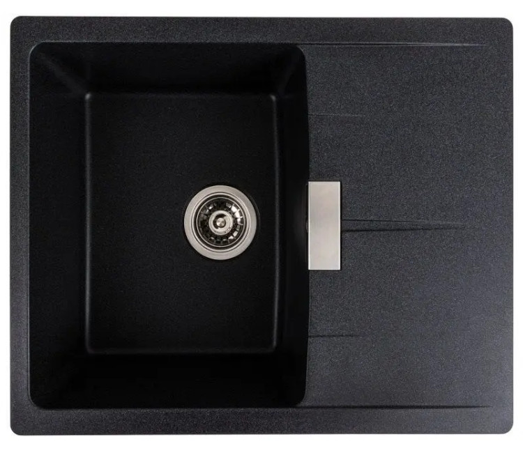 Chiuveta Granit Elefant Premium Zirkone 62×50 (Carbon)