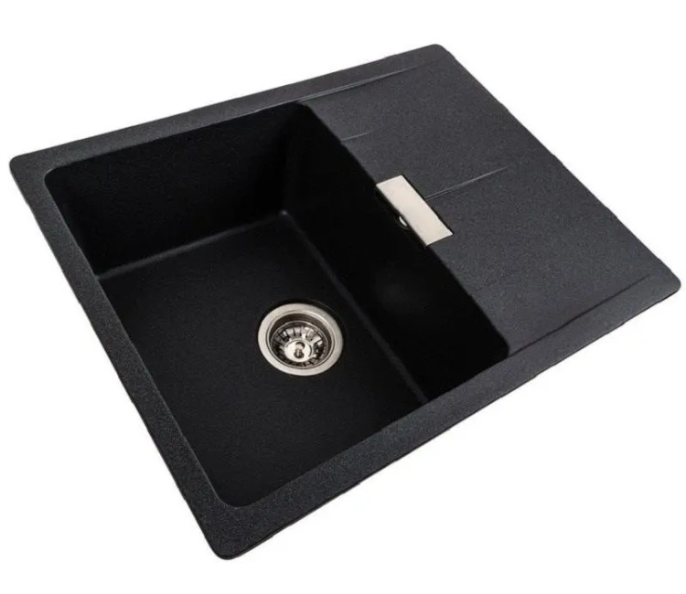 Chiuveta Granit Elefant Premium Zirkone 62×50 (Carbon)