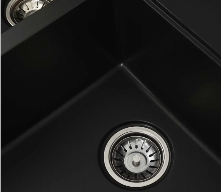 Chiuveta Granit Elefant Premium Harmony 78×50 (negru)